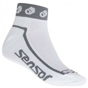 Sensor RACE LITE SMALL Cyklistické ponožky, bílá, velikost 35-38
