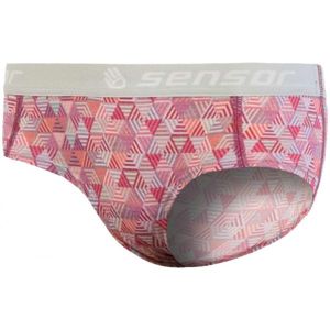 Sensor MERINO IMPRESS Dámské funkční kalhotky, růžová, velikost XL
