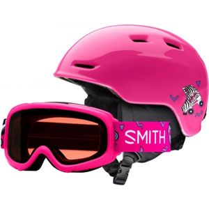 Smith ZOOM JR Dětská lyžařská helma, růžová, velikost 53-58