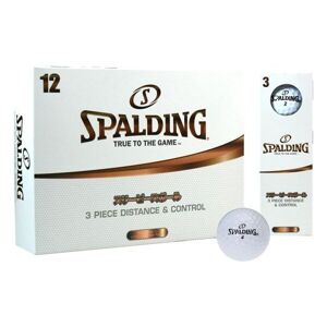 Spalding SPIN 3 pc (12 pcs) Golfové míčky, bílá, velikost UNI