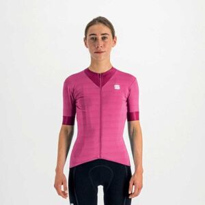 Sportful KELLY W SHORT SLEEVE JERSEY Dámský cyklistický dres, růžová, velikost S
