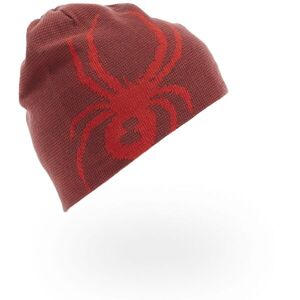 Spyder REVERSIBLE INNSBRUCK Oboustranná pánská zimní čepice, červená, velikost UNI