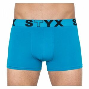 Styx MEN'S BOXERS SPORTS RUBBER Tyrkysová XL - Pánské boxerky