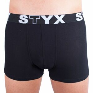 Styx MEN'S BOXERS SPORTS RUBBER Pánské boxerky, černá, veľkosť XL