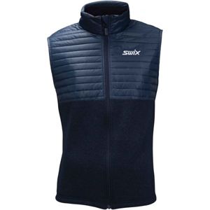 Swix BLIZZARD HYBRID tmavě modrá M - Kombinovaná sportovní vesta
