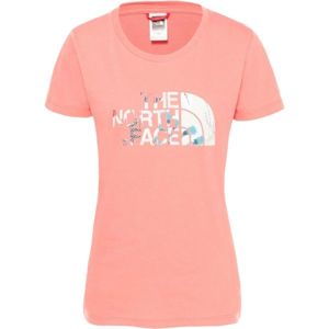 The North Face S/S EASY TEE W světle růžová S - Dámské tričko