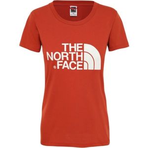 The North Face S/S EASY TEE červená S - Dámské tričko