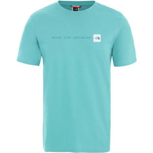 The North Face NSE TEE modrá S - Pánské triko s krátkým rukávem