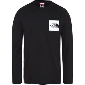The North Face L/S FINE TEE M černá L - Pánské tričko