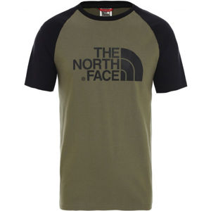 The North Face RAGLAN EASY TEE tmavě zelená S - Pánské raglánové tričko