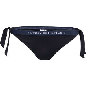 Tommy Hilfiger CHEEKY SIDE TIE BIKINI Dámský spodní díl plavek, tmavě modrá, velikost XS