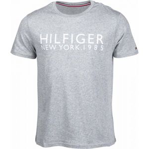 Tommy Hilfiger CN SS TEE LOGO Pánské tričko, černá, velikost L