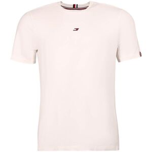 Tommy Hilfiger ESSENTIALS SMALL LOGO S/S TEE Pánské tričko, bílá, veľkosť M