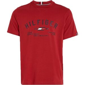 Tommy Hilfiger GRAPHIC S/S TEE Pánské tričko, červená, velikost S