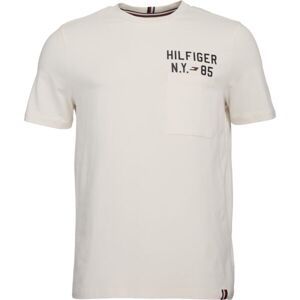 Tommy Hilfiger GRAPHIC S/S TEE Pánské tričko, bílá, velikost L