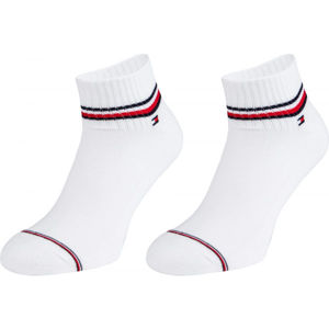Tommy Hilfiger MEN ICONIC QUARTER 2P Pánské ponožky, černá, veľkosť 43-46