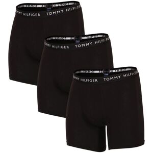 Tommy Hilfiger RECYCLED ESSENTIALS-3P BOXER BRIEF Pánské boxerky, černá, veľkosť XL