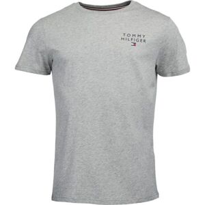 Tommy Hilfiger TH ORIGINAL-CN SS TEE LOGO Pánské tričko, šedá, velikost S