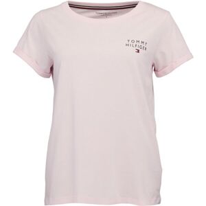 Tommy Hilfiger TH ORIGINAL-SHORT SLEEVE T-SHIRT Dámské tričko, růžová, velikost M