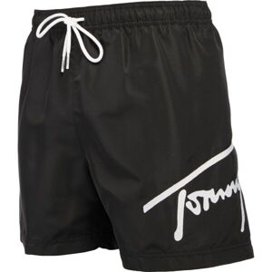 Tommy Hilfiger TJ SIGNATURE-SF MEDIUM DRAWSTRING Pánské plavecké šortky, černá, velikost XL