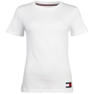 Tommy Hilfiger TOMMY 85 LOUNGE-SHORT SLEEVE TEE Dámské tričko, bílá, velikost XS