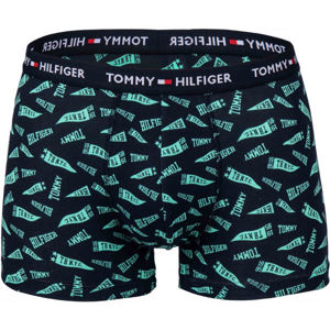 Tommy Hilfiger TRUNK PRINT Pánské boxerky, Tmavě modrá,Červená,Mix, velikost S