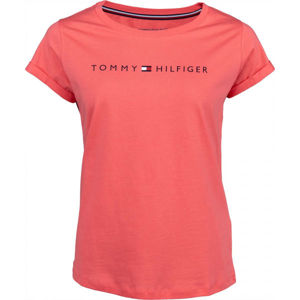 Tommy Hilfiger RN TEE SS LOGO oranžová XS - Dámské tričko