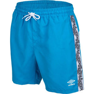 Umbro TAPED SWIM SHORT Pánské plavecké šortky, modrá, velikost XL