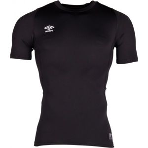 Umbro CORE SS CREW BASELAYER Pánské sportovní triko, černá, velikost L