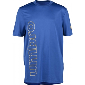 Umbro VERTICAL POLY TEE modrá M - Dětské sportovní triko
