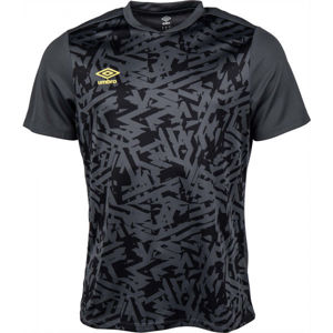 Umbro SHATTERED JERSEY Pánské sportovní triko, Tmavě šedá,Černá, velikost XL