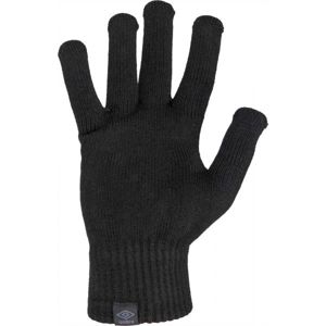 Umbro ZIGI Pánské pletené rukavice, černá, velikost UNI