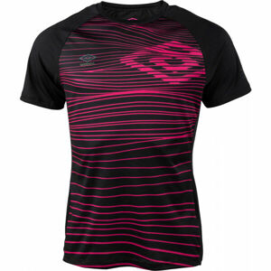 Umbro PRO TRAINING GRAPHIC JERSEY Pánské sportovní triko, Černá,Růžová, velikost M