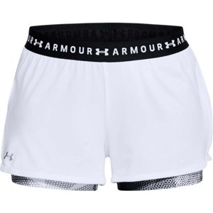 Under Armour HG ARMOUR 2-IN-1 PRINT SHORT bílá M - Dámské tréninkové šortky
