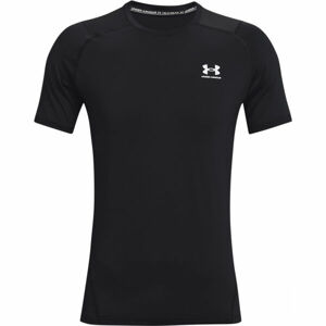 Under Armour HEATGEAR Pánské triko s krátkým rukávem, černá, veľkosť L