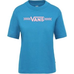 Vans WM FUNNIER TIMES BOXY modrá XS - Dámské tričko