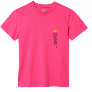 Vans WM 66 SUPPLY BF CREW Dámské tričko, růžová, velikost L
