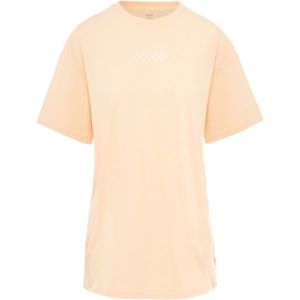 Vans WM OVERTIME OUT BLEACHED APR světle růžová XS - Dámské tričko