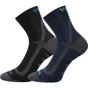 Voxx KRYPTOX Ponožky, Černá,Tmavě šedá,Modrá, velikost 23-25