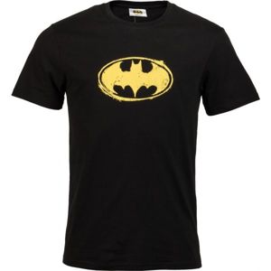 Warner Bros BTMN Pánské triko, Černá,Žlutá, velikost XL