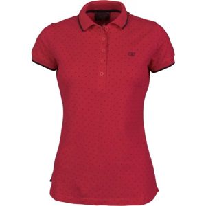 Willard MELANY červená S - Dámské tričko s límečkem