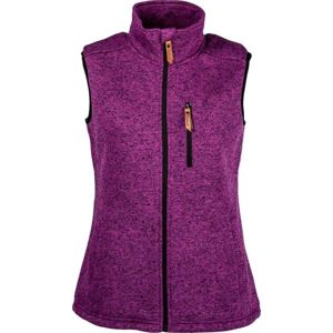 Willard MOLL fialová XL - Dámská fleecová vesta