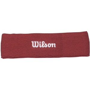 Wilson HEADBAND RD OSFA Tenisová čelenka, Červená,Bílá, velikost