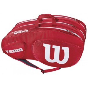 Wilson TEAM III 12 PACK červená NS - Tenisová taška