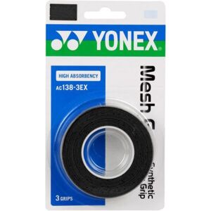 Yonex MESH GRAP AC138 3 KS Vrchní omotávka, černá, veľkosť UNI