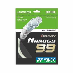 Yonex NANOGY 99 Badmintonový výplet, bílá, velikost os