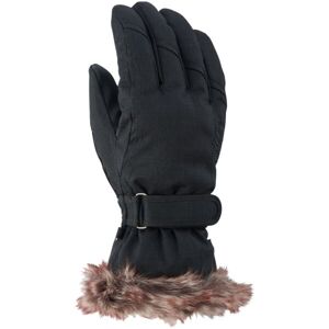 Ziener KIM W Dámské lyžařské rukavice, černá, velikost 6.5