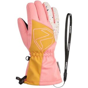 Ziener LAVAL AS® AW JR Dětské lyžařské rukavice, růžová, velikost 5.5