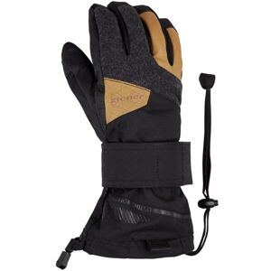 Ziener MAXIMUS AS Snowboardové rukavice, černá, velikost 9